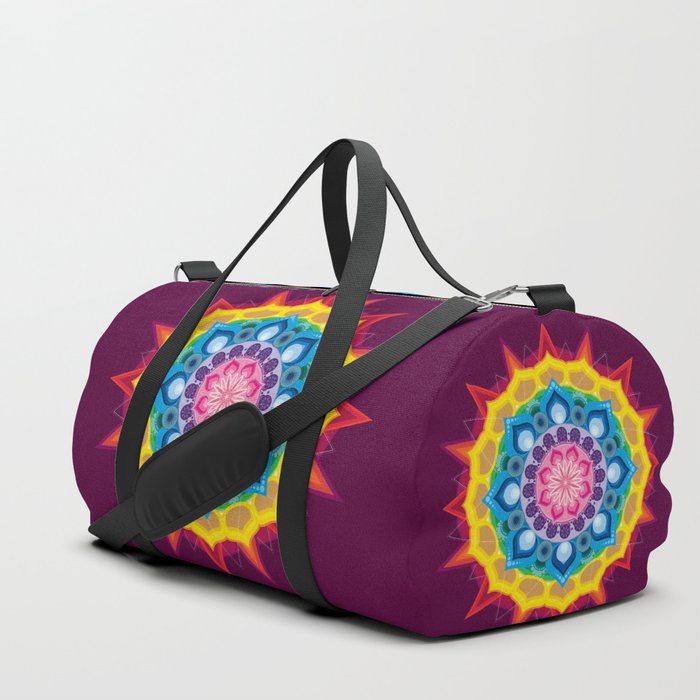 Mandala- Spectrum Lotus Duffle Bag