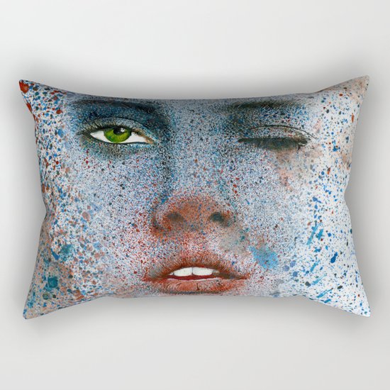 Space girl Rectangular Pillow