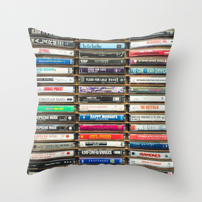 Tapes n Tapes Throw Pillow