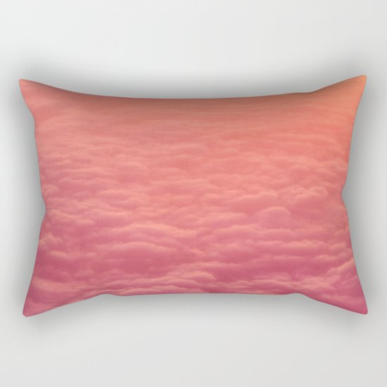 pink clouds Rectangular Pillow