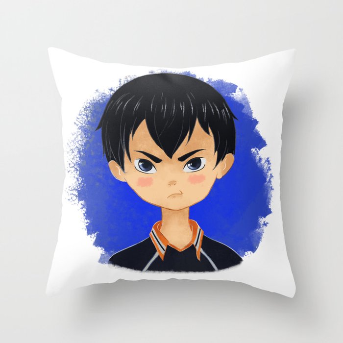 Get Wallpaper Kageyama Tobio From Haikyuu Throw Pillow By Theflightlesscrows Society6 Desktop Wallpaper Free