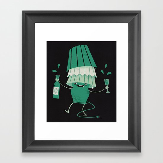 Lights Out Framed Art Print