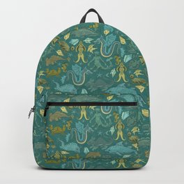 Deepsea Cryptids in Sea Green Backpack