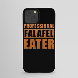 Falafel eater iPhone Case