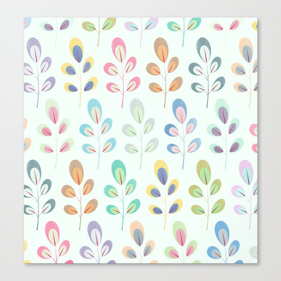 Colorful Leaves III Canvas Print