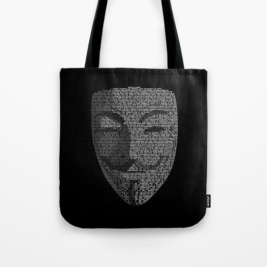 ...You May Call Me 'V' – So who's Anonymous? Tote Bag