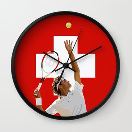 Roger Federer | Tennis Wall Clock