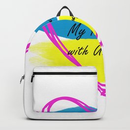 My Heart is with Ukraine Backpack