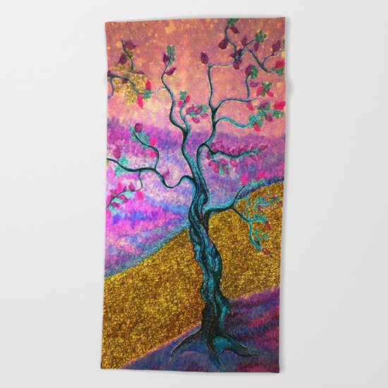 Gold River Beach Towel