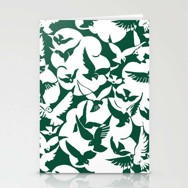 Birds pattern Stationery Cards