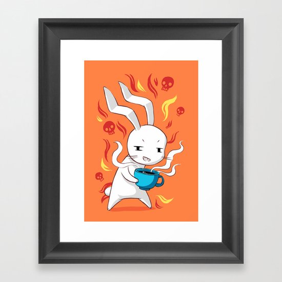 Caffeinated Framed Art Print