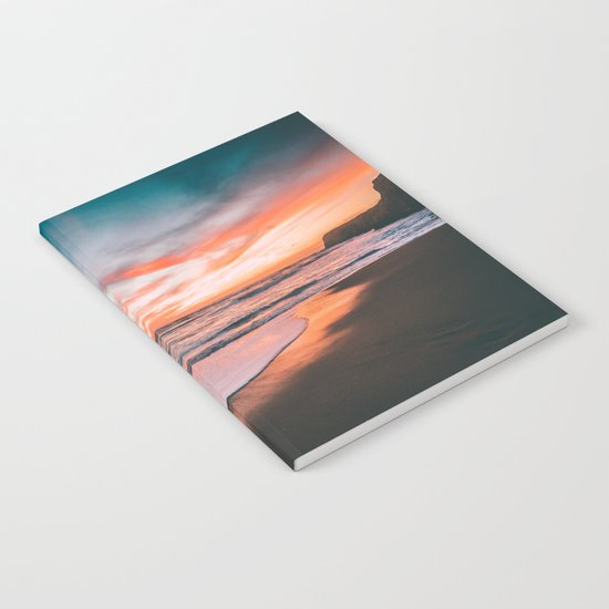 Sunset sky sea Notebook