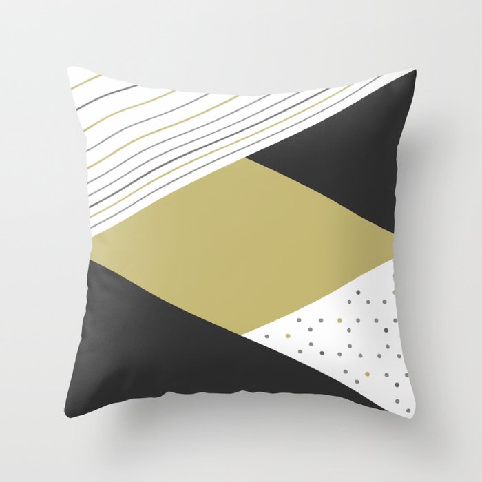 Shapes decor 5opposite. minimal. minimalist. minimalism. line. stripes. Throw Pillow