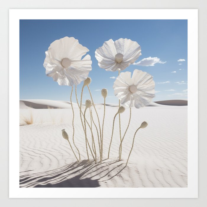 New Beginnings- Poppy Flowers Art Print