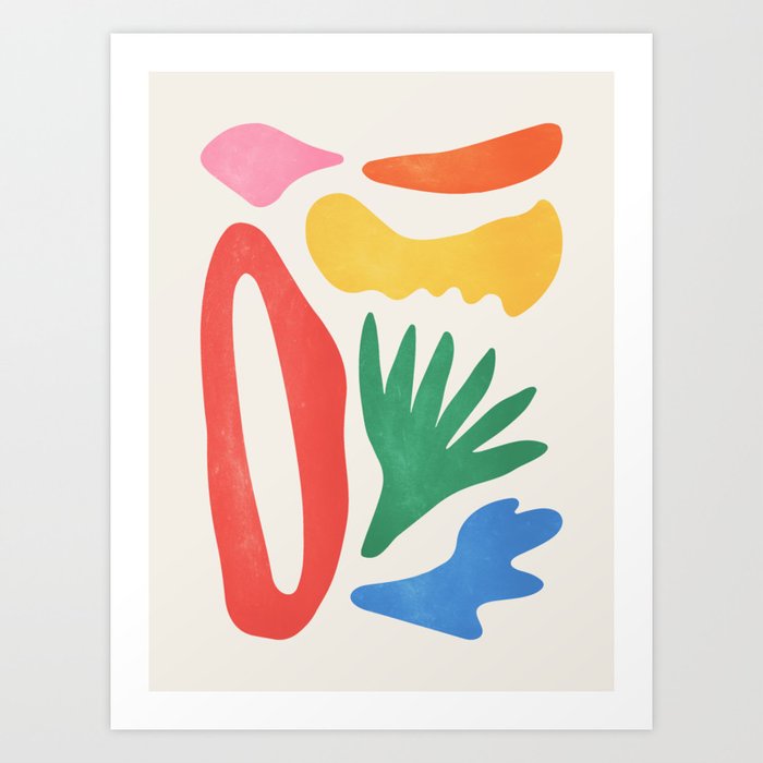 Collage I: Matisse Color Series | Mid-Century Edition Art Print