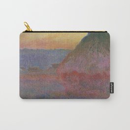 Claude Monet - Grainstack in the Sunlight.jpg Carry-All Pouch