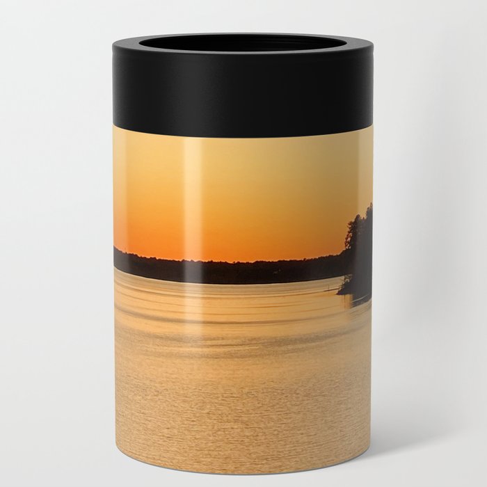 One Fall Sunset Can Cooler