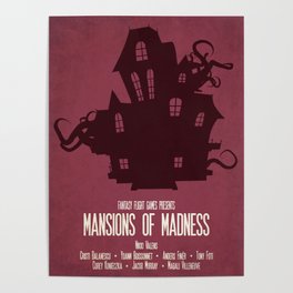 Mansions of Madness - Minimalist Board Games 04 Poster