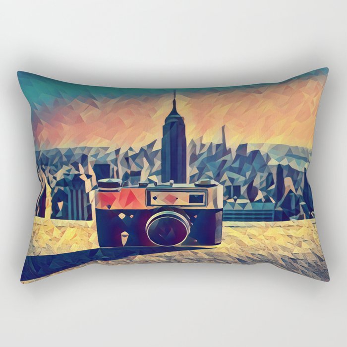 New York City Rectangular Pillow