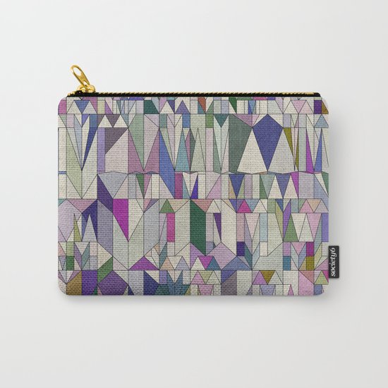 Architecture in Pink Carry-All Pouch