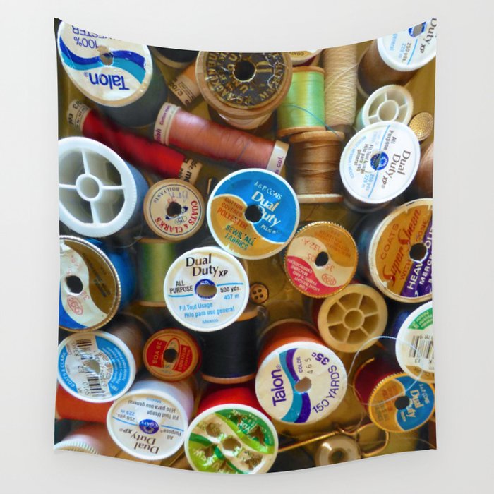 Spools Wall Tapestry