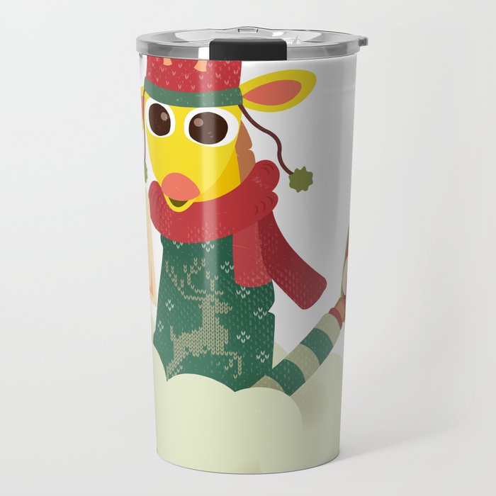 Oli in Festive Season Travel Mug