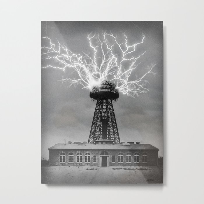 Tesla's Wardenclyffe Tower Metal Print