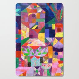 Burggarten  Painting  by Paul Klee Bauhaus  Cutting Board