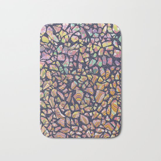 Graphic Terrazzo Bath Mat