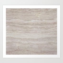 Sand Beach Marble Art Print