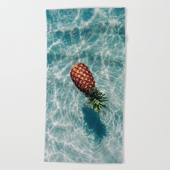 Ah, Summer: Pineapple Beach Towel