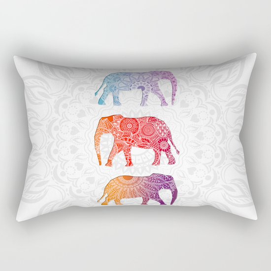 Elephantz II Rectangular Pillow