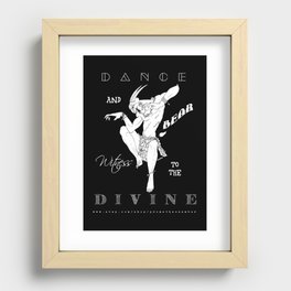 dance yeti Recessed Framed Print