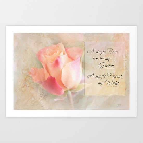 The Beauty of Friendship Art Print