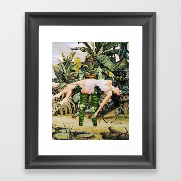 Creature From The Black Lagoon Framed Art Print