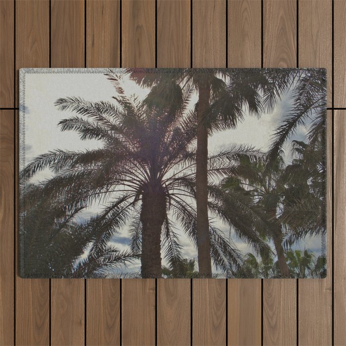 Palm Trees Outdoor Rug