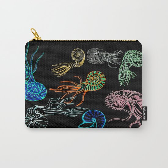 Ammonites at Night Carry-All Pouch