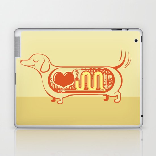 I heart sausage dogs Laptop & iPad Skin