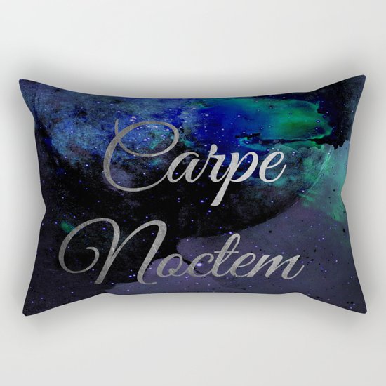 Carpe Noctem (Seize The Night) Rectangular Pillow