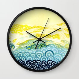 Seigaiha Series - Embrace Wall Clock