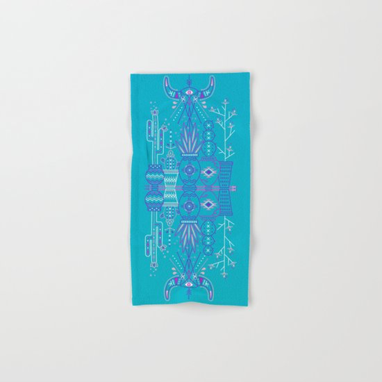 Santa Fe Garden – Blue & Purple Hand & Bath Towel