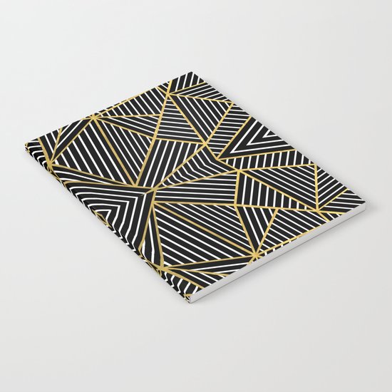 Ab Half Gold Notebook