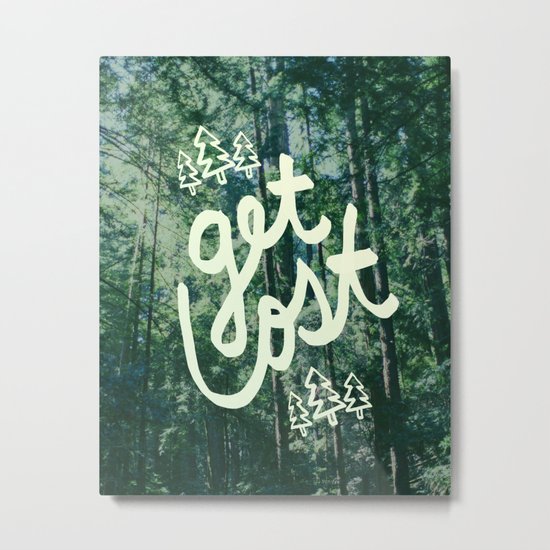 Get Lost x Muir Woods Metal Print