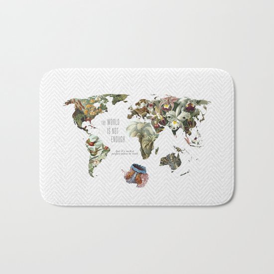 THE WORLD IS NOT ENOUGH Bath Mat