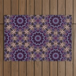 FRACTAL KALEIDOSCOPE SWIRL ORNAMENT 5 Outdoor Rug