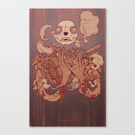 Pew pew pew Canvas Print