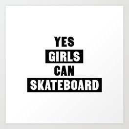 Skateboarding Art Print
