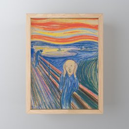 The Scream Edvard Munch Framed Mini Art Print