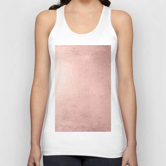 Blush Rose Gold Ombre  Tank Top