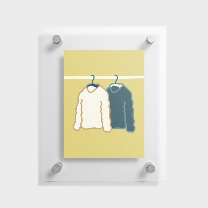 Hang clothes 4 Floating Acrylic Print